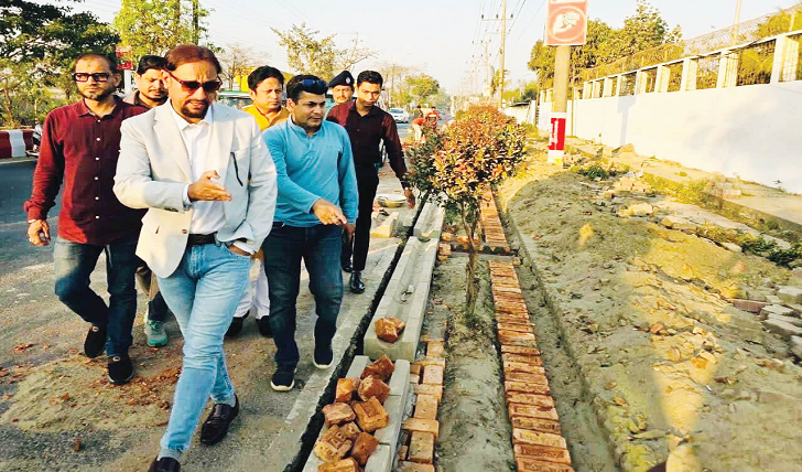 বিমানবন্দর রোডে হচ্ছে চট্টগ্রামের প্রথম সাইকেল ট্র্যাক