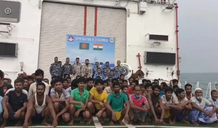 ভারতের কারাগার থেকে দেশে ফিরলেন ৯১ জেলে